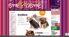 Desktop Screenshot of ene-bene.cz