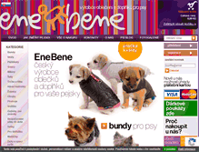 Tablet Screenshot of ene-bene.cz